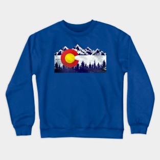 Colorado State Flag Crewneck Sweatshirt